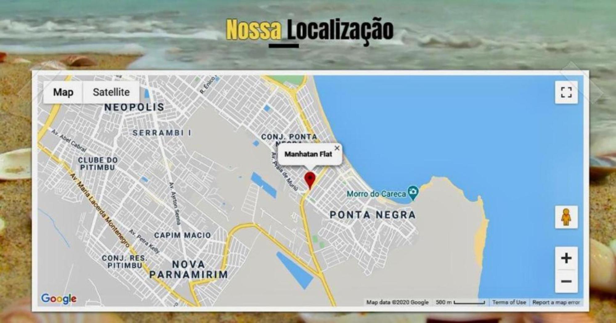 纳塔耳Aconchegantes Flats, 1 E 2 Qtos, Em Ponta Negra公寓 外观 照片